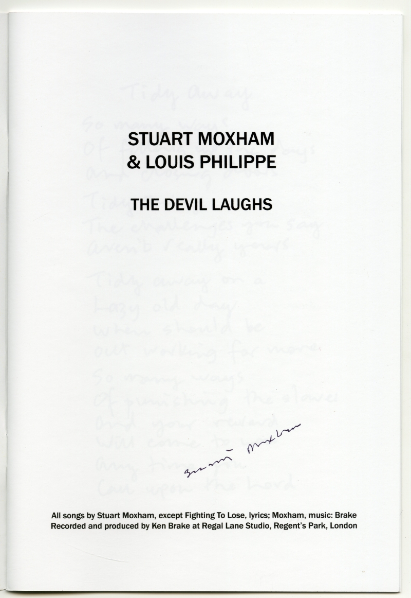 Stuart Moxham & Louis Philippe『The Devil Laughs』ブックレット02